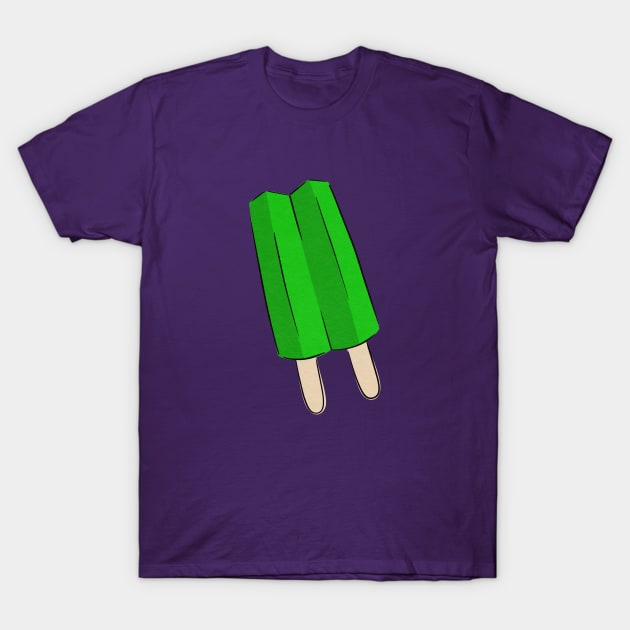 Green Popsicle T-Shirt by Jason Sharman